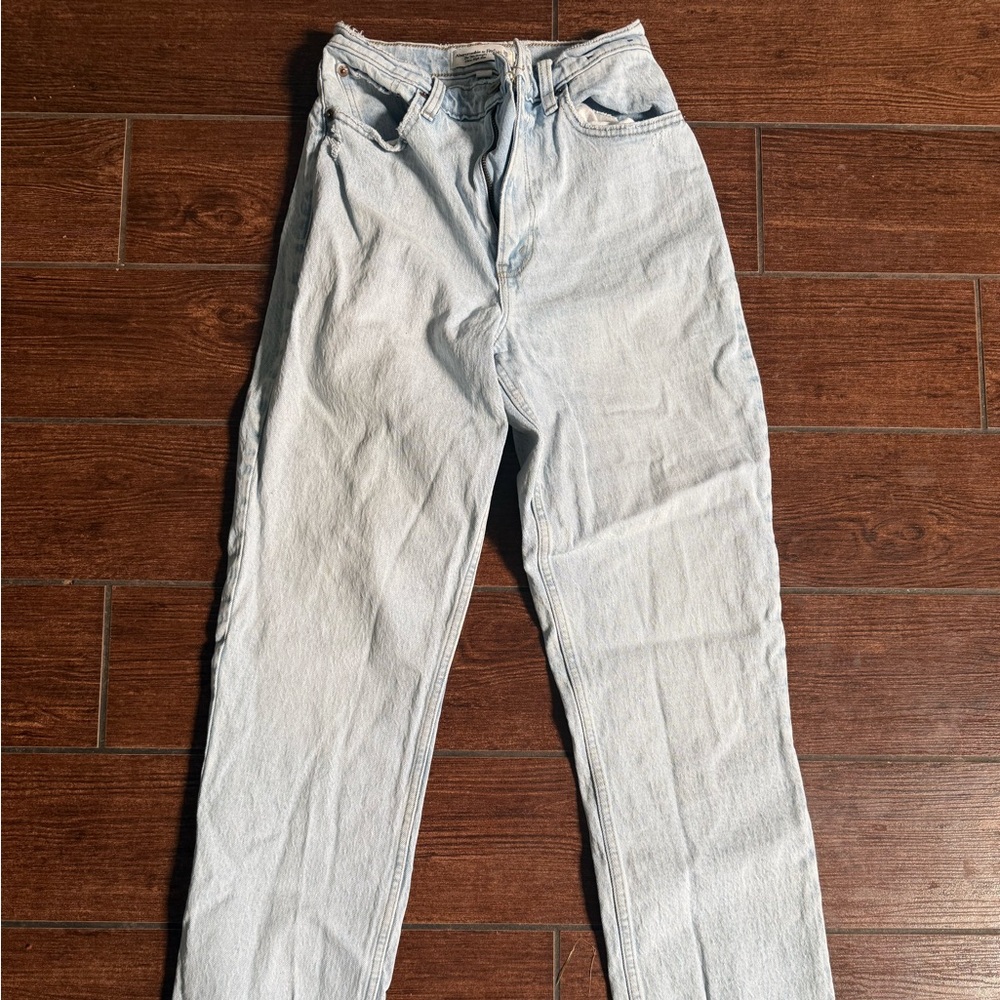Abercrombie & Fitch 90’s Straight Ultra High Rise Curve Love